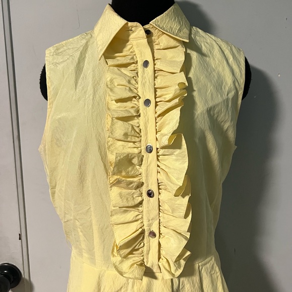 Antonio Melani yellow dress 12 - Picture 3 of 8
